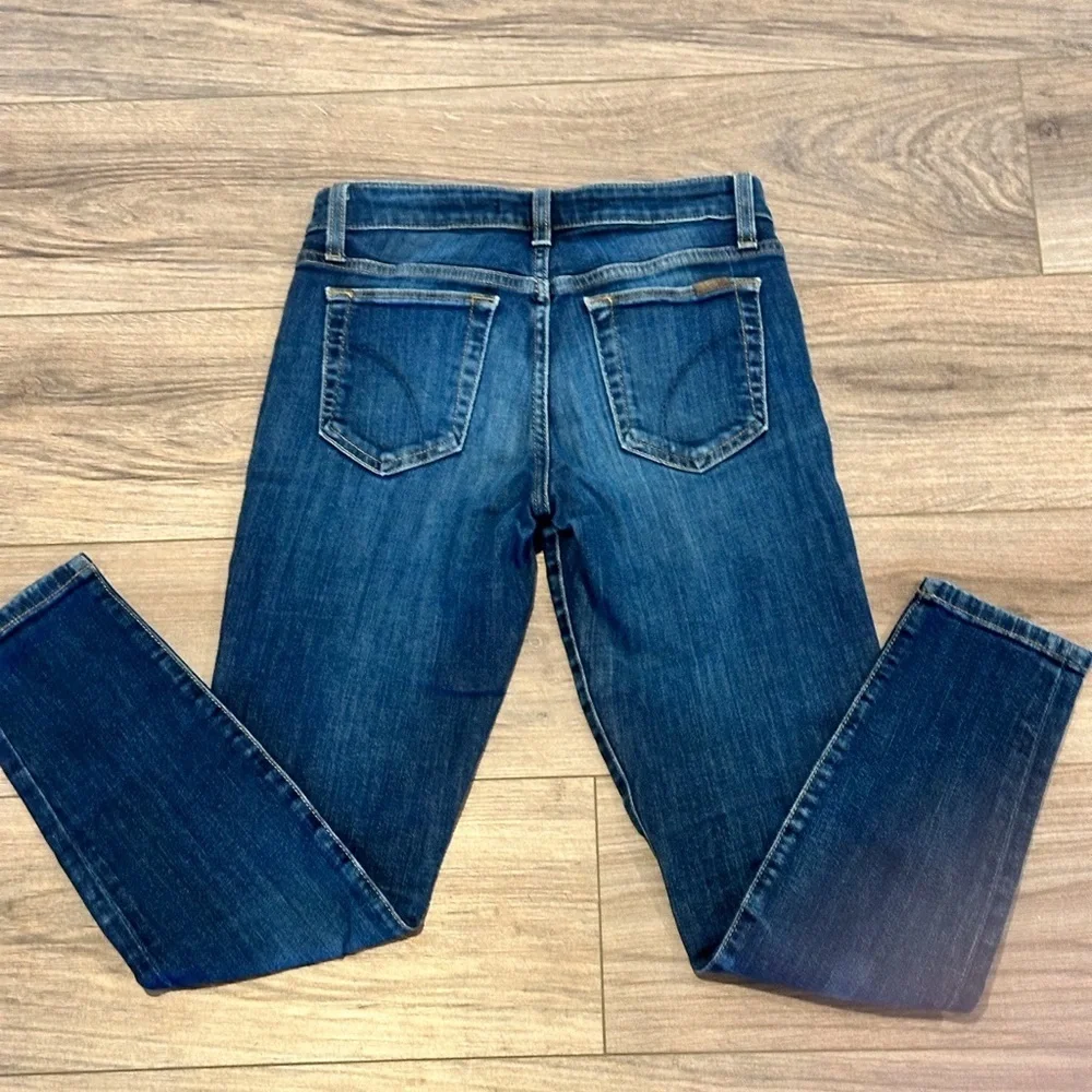 Joe’s Jeans Rikki Ankle Skinny Denim Blue Jeans Mid-Dark Wash Size 25